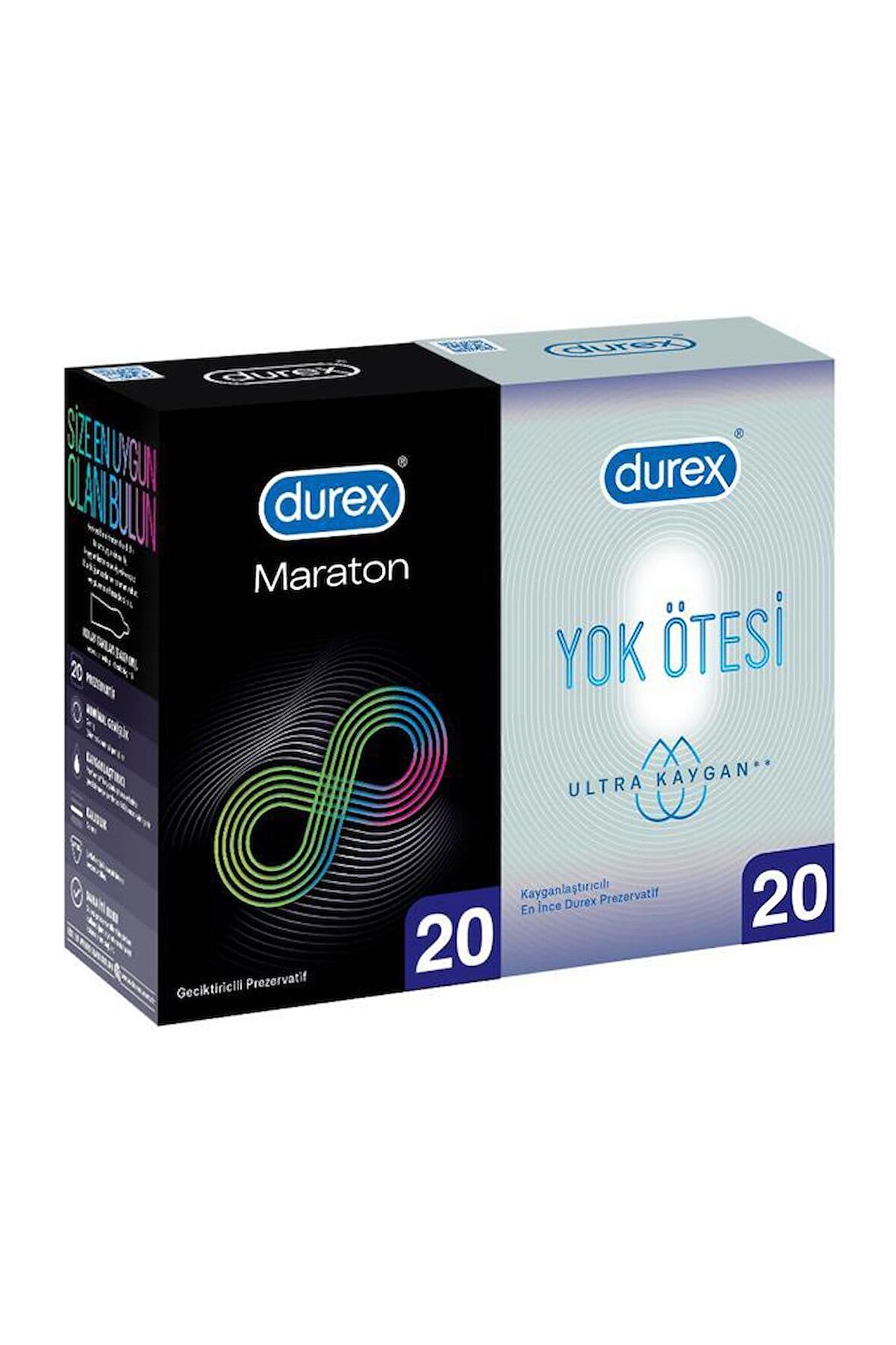 Durex Maraton 20li + Yok Ötesi 20li Prezervatif Avantaj Paketi